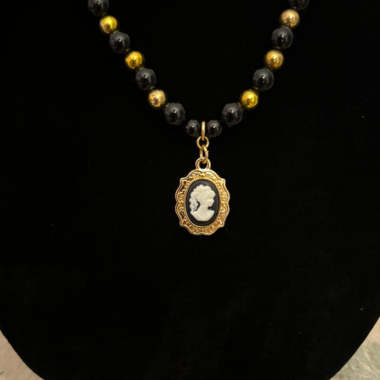 Divine Feminine Necklace (Black)