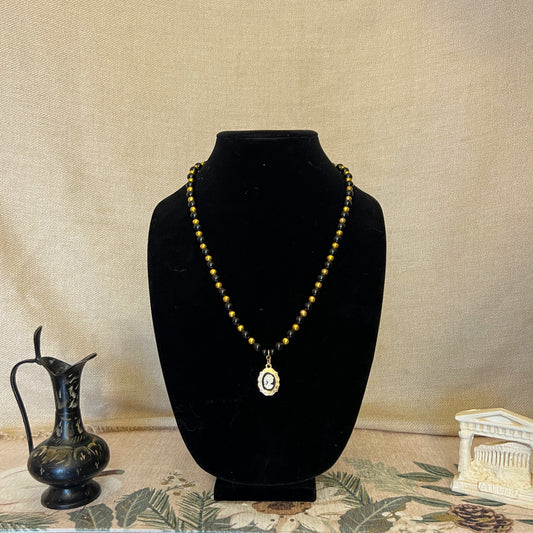 Divine Feminine Necklace (Black)